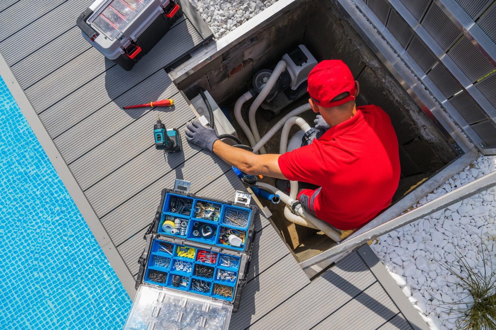 Pool heating and heat pump servicing